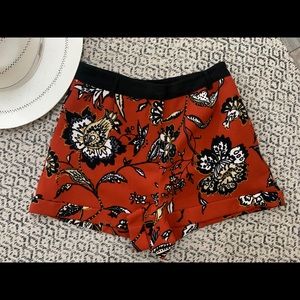 TopShop floral shorts Size US 4